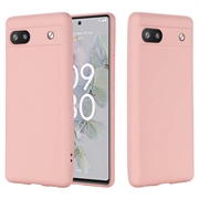 Google Pixel 6a Liquid Silicone Suojakuori - Rosa