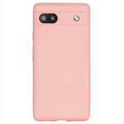 Google Pixel 6a Liquid Silicone Suojakuori - Rosa