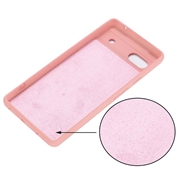 Google Pixel 6a Liquid Silicone Suojakuori - Rosa