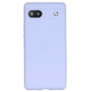 Google Pixel 6a Liquid Silicone Suojakuori - Violetti