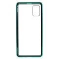 Samsung Galaxy A51 Magneettikotelo Panssarilasisella - Vihreä