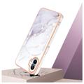 Marble Pattern Galvanoitu Nothing Phone (1) TPU-Suojakotelo