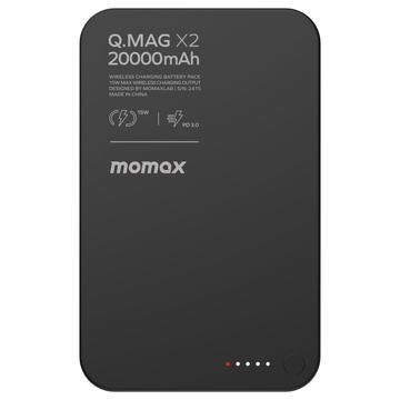 Momax Q.Mag X2 20000mAh magneettinen langaton tehopankki