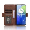 Motorola Moto G24 Power/G04/E14 Korttilompakkokotelo - Ruskea