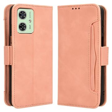 Motorola Moto G54 Korttilompakkokotelo - Pinkki