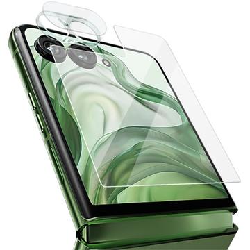 Motorola Razr 50 Ultra Imak Panssarilasi - 9H Suojaussetti - Kirkas