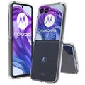 Motorola Razr 50 Ultra Naarmunkestävä Hybridikotelo - Läpinäkyvä