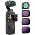 NEEWER Magneettinen ND-suodatinsarja DJI Osmo Pocket 3:lle - ND16, ND64, ND256 ja CPL-suodattimet.