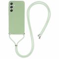 Samsung Galaxy A55 Necklace Sarja TPU Suojakuori - Menta Vihreä