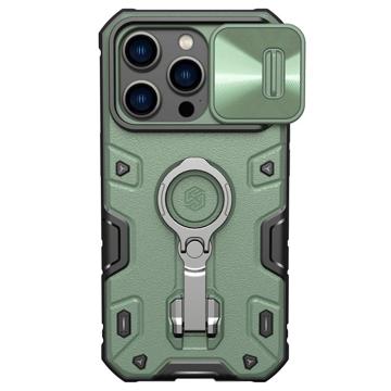 Nillkin CamShield Armor Pro iPhone 14 Pro Hybridikotelo - Vihreä