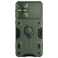 Nillkin CamShield Armor Samsung Galaxy S21+ 5G Hybridikotelo - Armeijanvihreä