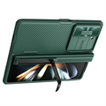 Samsung Galaxy Z Fold5 Nillkin CamShield Fold Hybridikotelo - Vihreä