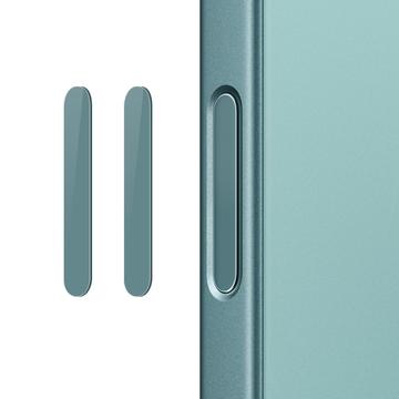 Northjo Kameran ohjauspainike karkaistu lasisuojus iPhone 16 Pro/16 Pro Max/16/16 Plus - 2 kpl. - Teal