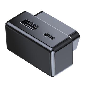 OBD-autolaturi Tesla Model 3/Y:lle - 30W USB-C, 18W USB-A