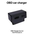 OBD-autolaturi Tesla Model 3/Y:lle - 30W USB-C, 18W USB-A