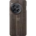 OnePlus 12 Walnut Texture Bumper Case 5431101524 - ruskea