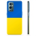 OnePlus 9 Pro TPU Kotelo Ukrainan Lippu - Keltainen ja vaaleansininen
