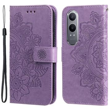 OnePlus Nord CE4 Lite/Oppo K12x Mandala Series Lompakkokotelo - Violetti