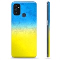 OnePlus Nord N100 TPU Kotelo Ukrainan Lippu - Kaksisävyinen