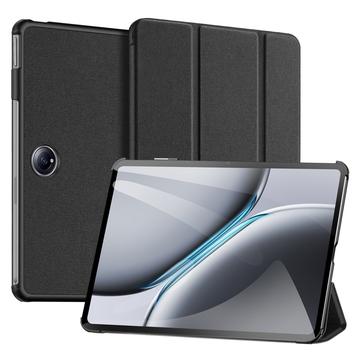 OnePlus Pad 2/Pad Pro Dux Ducis Domo Tri-Fold Smart Lompakkokotelo - Musta