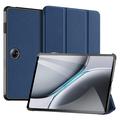 OnePlus Pad 2/Pad Pro Dux Ducis Domo Tri-Fold Smart Lompakkokotelo - Sininen