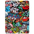 OnePlus Pad 2 Tri-Fold Sarjan Smart Lompakkokotelo - Graffiti