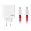 OnePlus SuperVOOC 80W Dual Ports GaN-virtalähde 5461100597 - valkoinen