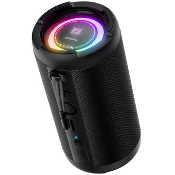 Onikuma L20 Kannettava vedenpitävä Bluetooth-kaiutin, jossa on dynaaminen RGB-valo