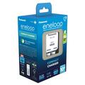 Panasonic Eneloop BQ-CC50 akkulaturi w/ 2x AA ladattavat akut 2000mAh