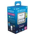 Panasonic Eneloop BQ-CC55 SmartPlus -akkulaturi ja 4x AA-akut 2000mAh