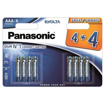 Panasonic Evolta LR03/AAA alkaliparistot - 8 kpl.