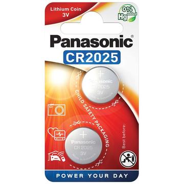 Panasonic Mini CR2025 paristo 3V - 2 kpl.