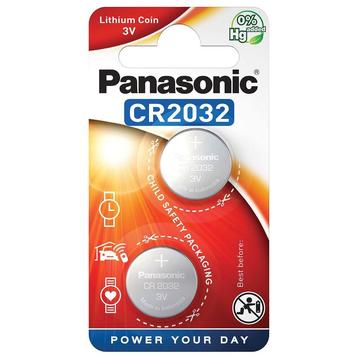 Panasonic Mini CR2032 paristo 3V - 2 Kpl.