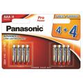 Panasonic Pro Power LR03/AAA alkaliparistot - 8 kpl.