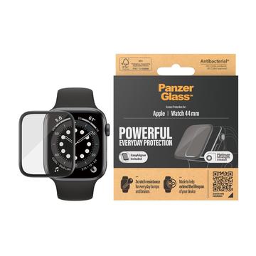 Apple Watch Series SE (2022)/SE/6/5/4 PanzerGlass AntiBacterial Panssarilasi - 9H - 44mm - Musta