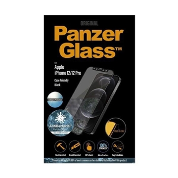 iPhone 12/12 Pro PanzerGlass E2E Case Friendly Panssarilasi - 9H - Musta