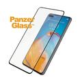 Huawei P40 PanzerGlass Case Friendly Panssarilasi - 9H - Läpinäkyvä - Musta Reuna