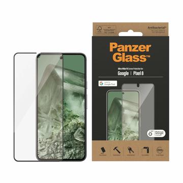 Google Pixel 8 PanzerGlass Ultra-Wide Fit Panssarilasi - 9H - Musta Reuna