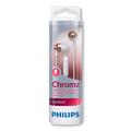 Philips Upbeat Chromz In-Ear -kuulokkeet mikrofonilla - ruusukulta / valkoinen