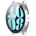 Samsung Galaxy Watch6 Muovikotelo Panssarilasi - 9Hlla Panssarilasi - 9H - 40mm - Hopea