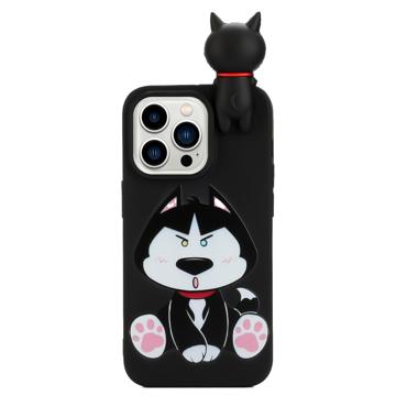 3D Figuurisarjan iPhone 14 Pro TPU Kotelo