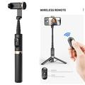 Q12 Pidennettävä Selfie Stick & Tripod Bluetooth-kaukosäätimellä - Valkoinen