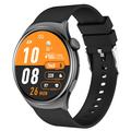 QX10 1.43" AMOLED-näyttö Bluetooth Calling Health Monitoring Smart Watch - Musta