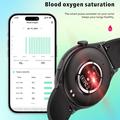 QX10 1.43" AMOLED-näyttö Bluetooth Calling Health Monitoring Smart Watch - Musta