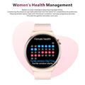 QX10 1.43" AMOLED-näyttö Bluetooth Calling Health Monitoring Smart Watch - Musta