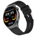 QX10 1.43" AMOLED-näyttö Bluetooth Calling Health Monitoring Smart Watch - Musta