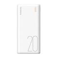 Romoss Simple 20 Dual USB Power Bank 20000mAh - Valkoinen