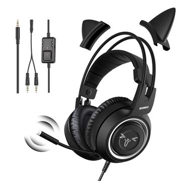 SOMIC G951S E-Sports Gaming Headphone 3.5mm langalliset kuulokkeet