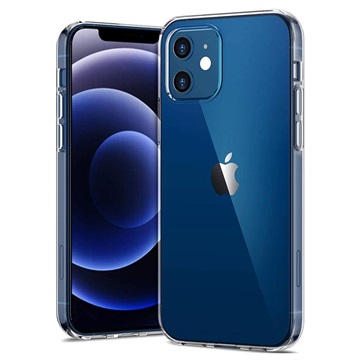 Saii Premium Liukumaton iPhone 12 Mini TPU Suojakuori - Läpinäkyvä