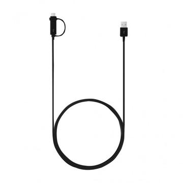 Samsungin yhdistelmäkaapeli EP-DG950DBE - USB-C & MicroUSB - 1.4m - irtotavarana - musta